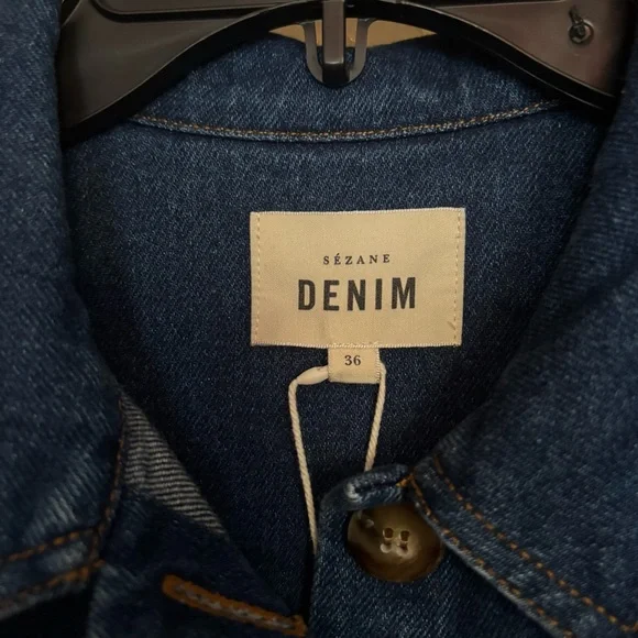 Sézane Brooklyn Denim Jumpsuit - Picture 6 of 9